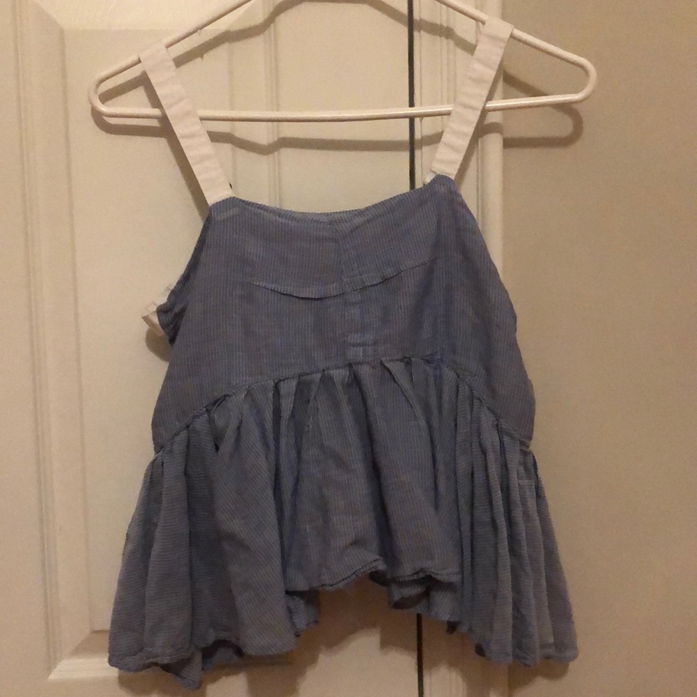 Flowy Blue Tank
